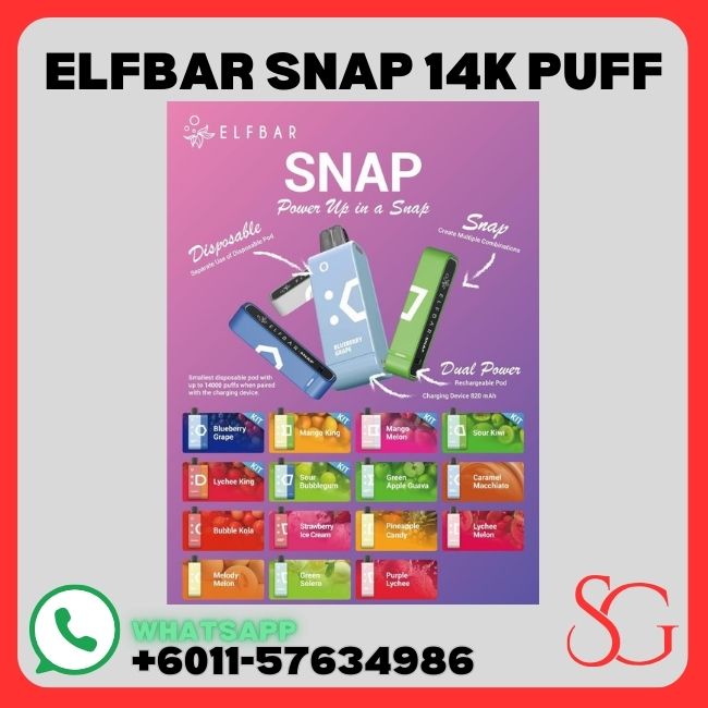 Elfbar Snap 14K Disposable Vape | Strong Flavour & Smooth Draw | SG Vape Shop Singapore Vape Singapore SG Vape Elfbar Snap 14K Disposable Vape | Strong Flavour & Smooth Draw | SG Vape Shop Singapore Vape Singapore SG Vape