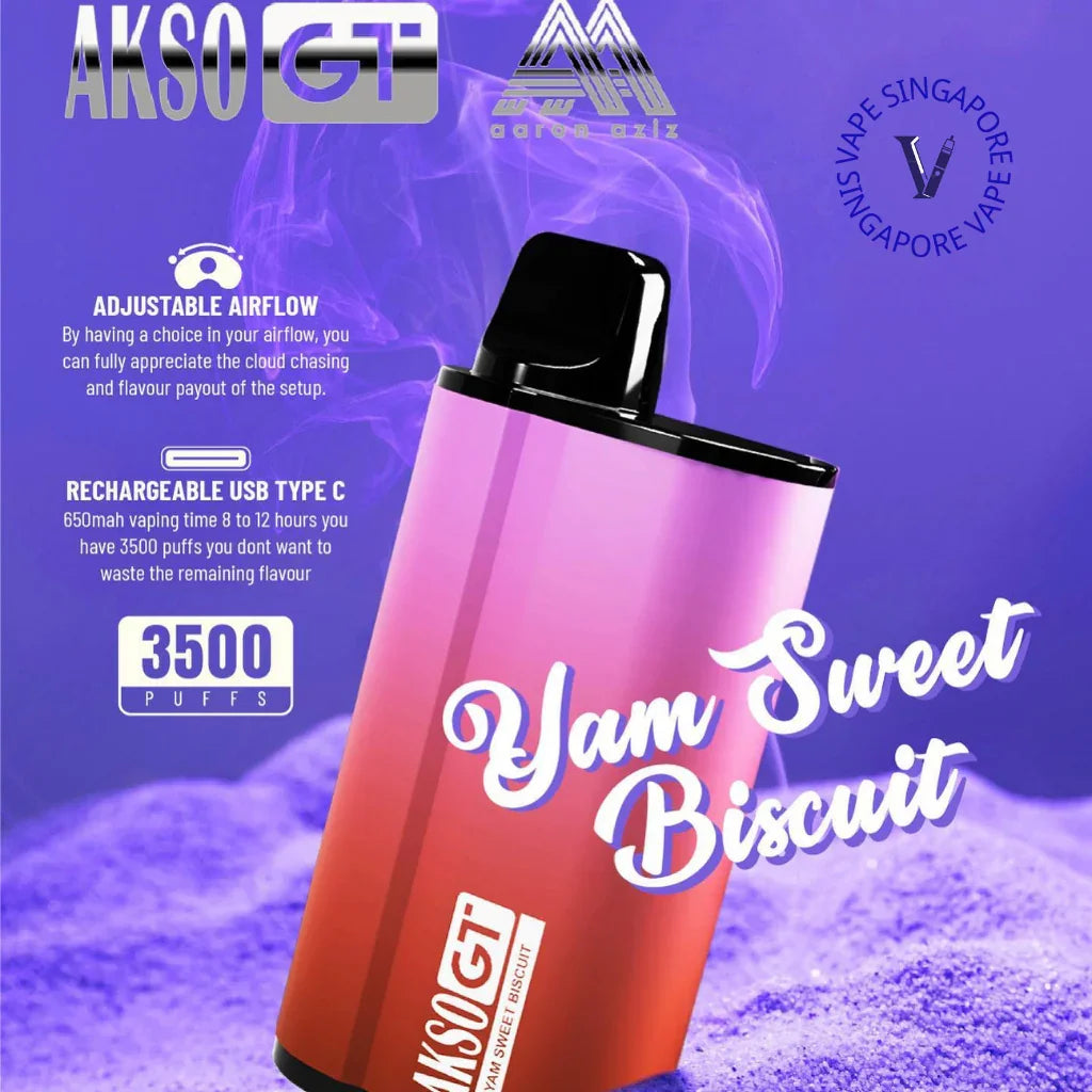 Akso Gt 3500 Puffs (Disposable Vape) - Vape Singapore SG Vape